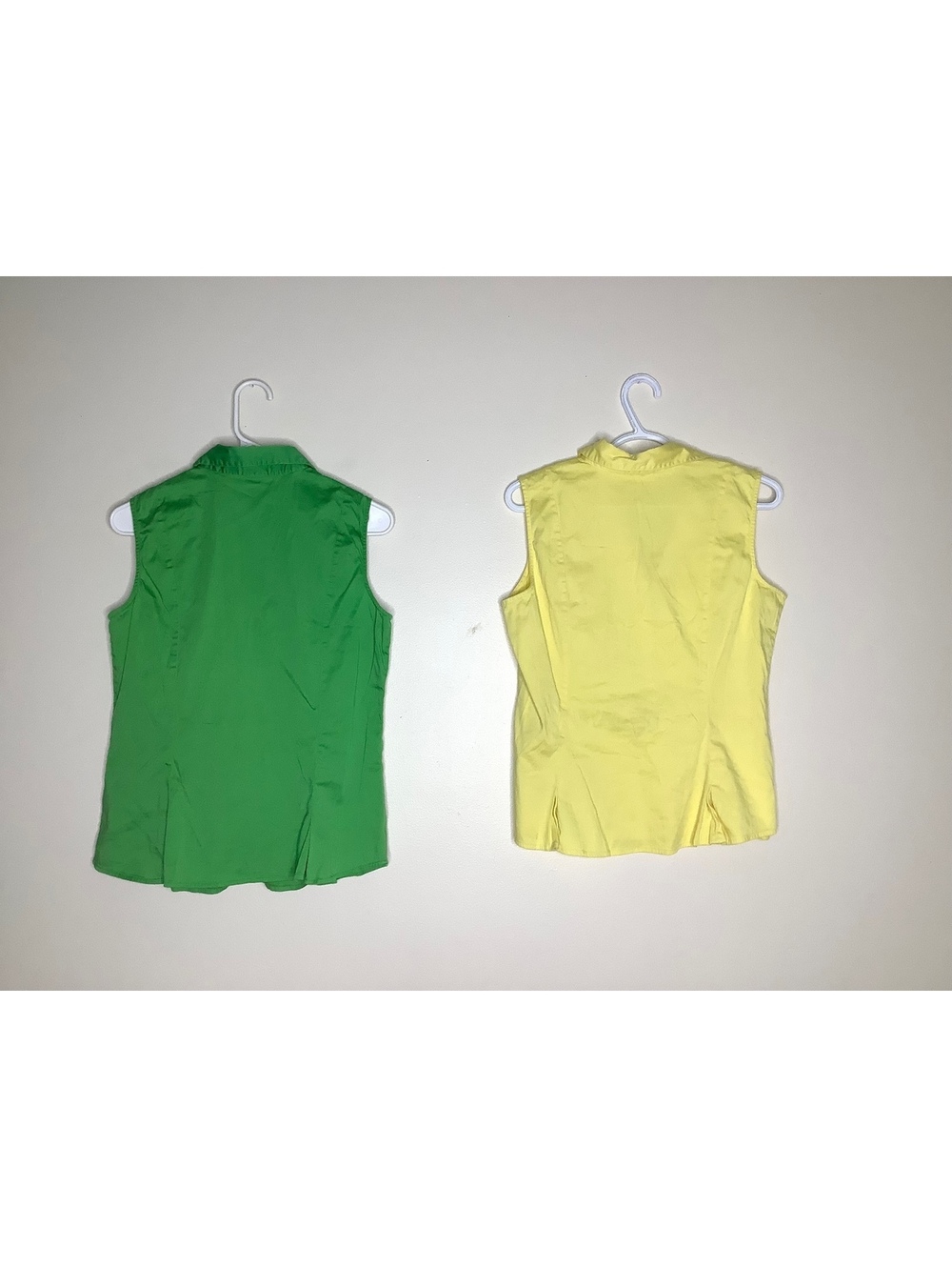 < Cato Green & Yellow Cotton Button Front Shirt Bundle Size Medium > - Picture 8 of 8